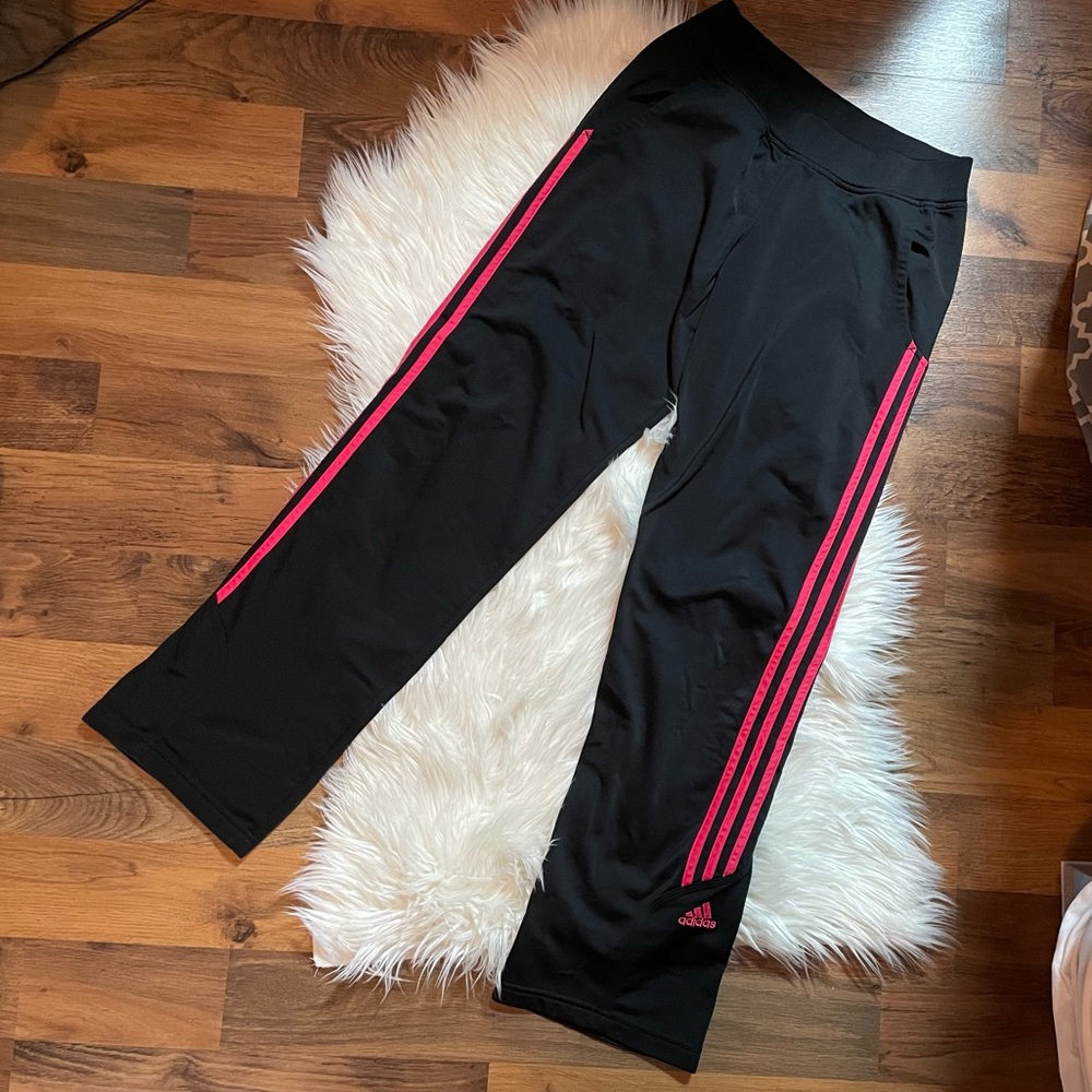 Adidas Pink-Striped Pants - Picture 2 of 5